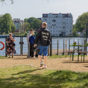 BS_OSH_Floß Ablegestelle Die Event-AG unterstützt Schulveranstaltungen